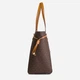 Сумка-шоппер женская Michael Kors VOYAGER MD MF TZ TOTE 30F8GV6T2B200 Темно-коричневая (800070270929) - изображение 4