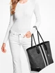 Сумка-шоппер з косметичкою жіноча Michael Kors LG TOTE 30F2SV0T3V023 Темно-сіра (800070281813) - зображення 3