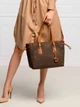 Сумка-шоппер женская Michael Kors VOYAGER MD MF TZ TOTE 30F8GV6T2B200 Темно-коричневая (800070270929) - изображение 9