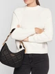 Сумка кросс-боди женская GUESS ABEY SMALL HOBO HWQB8558010-BLA Черная (800070266627) - изображение 2