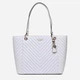 Сумка-шоппер жіноча GUESS NOELLE ELITE TOTE HWQG7879230-WHI Біла (800070292872) - зображення 1