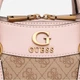 Сумка крос-боді жіноча GUESS NELL LOGO GIRLFRIEND SATCHEL HWSB8735070-LLR Світло-коричнева (800070292894) - зображення 7