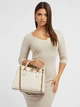 Сумка крос-боді жіноча GUESS NELL GIRLFRIEND SATCHEL HWVB8678070-STO Молочна (800070292914) - зображення 2