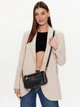 Сумка кросс-боди женская GUESS NELL DOUBLE POUCH CROSSBODY HWVB8678700-BLA Черная (800070292920) - изображение 2
