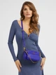 Сумка жіноча крос-боді GUESS NELL DOUBLE POUCH CROSSBODY HWVB8678700-VIO Синя (800070292923) - зображення 2