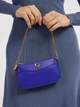 Сумка жіноча крос-боді GUESS NELL DOUBLE POUCH CROSSBODY HWVB8678700-VIO Синя (800070292923) - зображення 3