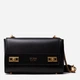 Сумка крос-боді жіноча GUESS KATEY FLAP SHOULDER BAG HWVC7870190-BLA Чорна (800070292930) - зображення 9