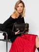 Сумка крос-боді жіноча GUESS KATEY FLAP SHOULDER BAG HWVC7870190-BLA Чорна (800070292930) - зображення 11