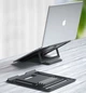 Подставка для ноутбука с регулировкой угла XO C78 Metal bracket For laptop (Алюминий,23-30°). Black - изображение 5