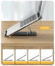 Подставка для ноутбука с регулировкой угла XO C78 Metal bracket For laptop (Алюминий,23-30°). Black - изображение 6