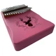 Музыкальный инструмент Калимба Cega (Kalimba) на 17 язычков Розовая - изображение 4