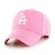 Кепка MVP 47 Brand LOS ANGELES DODGERS RAISED BAS рожевий, сірий Уні OSFA B-RAC12CTP-RSA - зображення 1