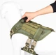 Шлея для собак Vest, тактичний жилет з ручкою М (60-80см) Зелений (132М-GREEN) - зображення 2