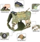 Шлея для собак Vest, тактичний жилет з ручкою М (60-80см) Зелений (132М-GREEN) - зображення 4