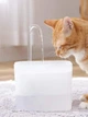 Фонтан-поїлка для котів і собак Hipidog 1.5L з фільтром, Білий (130-WHITE) - зображення 2