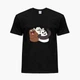 Дитяча футболка Вся правда про ведмедів (We Bare Bears) (25186-2665) 134-140 см Бавовна Чорний - зображення 4