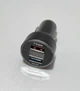 Заряджання USB в прикурювач авто для телефону з вольтметром QC3.0 Quick Charge швидка зарядка 66W + 3.1А 12В-24В Чорна (31596) - зображення 5