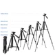 Штатив универсальный 1.02м для фотоаппарата и телефона трипод металлический TRIPOD 3120А+пульт 2023+чехол - изображение 9