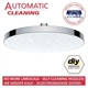Лійка тропічного душа Wenko Automatic Cleaning Ø 22,5 см, пластик ABS, білий - зображення 2