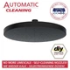 Лійка тропічного душа Wenko Automatic Cleaning Ø 22,5 см, пластик ABS, чорний - зображення 2