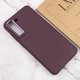 Противоударный TPU Чехол Bonbon Metal Style для Samsung Galaxy S23+ Бордовый / Plum - изображение 4