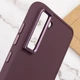Противоударный TPU Чехол Bonbon Metal Style для Samsung Galaxy S23+ Бордовый / Plum - изображение 5