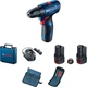 Шуруповерт Bosch GSR 120-LI, 2х2Ач, набір біт 11од і свердел 12од. (0.601.9G8.002) - зображення 2