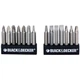 Отвертка Black&Decker с битами PH1, PZ2, SL8, Tx20, SQ1, PZ2, SQ3, L= 50 мм, 19 шт, блистер (A7073) - изображение 5
