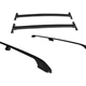 Поперечные рейлинги для Toyota Land Cruiser 200 2007-2021 цвет черный для Lexus LX 570 2007-2015 (4079) - изображение 3