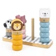 Пирамидка-сортер Viga Toys PolarB Зверята (44022) - изображение 3