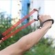 Рогатка для рыбалки металлическая с подставкой на запястье CIKEFish B + резина катапульта - изображение 3