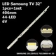 LED підсвітка Samsung TV 32" 2012SVS32 7032NNB 44 2D REV1.0 V1GE-320SM0-R2 1pcs=1set - изображение 1