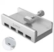 USB-хаб Orico MH4PU-P USB 3.0 4 порти концентратор USB hub розгалужувач сріблястий - зображення 3