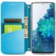 Шкіряний чохол книжка GETMAN Mandala (PU) для Xiaomi Redmi Note 9 4G / Redmi 9 Power / Redmi 9T Синій (00000047190_5) - зображення 2