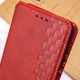 Кожаный чехол книжка GETMAN Cubic (PU) для Samsung Galaxy A16 5G Красный - 00000074489_3 - изображение 8