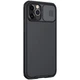 Карбонова накладка Nillkin Camshield (шторка на камеру) для Apple iPhone 12 Pro / 12 (6.1") Чорний / Black - зображення 3