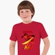 Детская футболка Лего Ниндзяго Кай (LEGO Ninjago Masters of Spinjitzu Kai) (25186-2639) 88-104 см Хлопок Красный - изображение 1