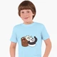 Дитяча футболка Вся правда про ведмедів (We Bare Bears) (25186-2665) 134-140 см Бавовна Блакитний - зображення 1