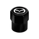 Защитные металлические колпачки на ниппель в стиле black с логотипом Mazda - изображение 2