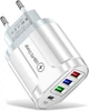 Сетевое зарядное устройство Xiamen 3 USB Type-C Super Charge/Quick Charge 3.0 5V/2.4A White (PH050558) - изображение 1