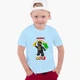 Детская футболка Лего Ниндзяго Коул (LEGO Ninjago Masters of Spinjitzu Cole) (25186-2640) 88-104 см Хлопок Голубой - изображение 3