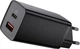Мережевий зарядний пристрій Baseus GaN2 Lite Quick Charger C + U 65W EU Black (CCGAN2L-B01) - зображення 1