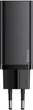 Мережевий зарядний пристрій Baseus GaN2 Lite Quick Charger C + U 65W EU Black (CCGAN2L-B01) - зображення 2