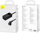 Ładowarka sieciowa Baseus GaN3 Pro Desktop Powerstrip AC+2U+2C 65W EU (With Cable Type-C to Type-C 100W 20V/5A 1m) Black (PSZM000901) - obraz 7