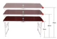 Стіл для пікніка розкладний Folding Table з стільцями Коричневий - зображення 3