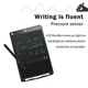 Дитячий графічний планшет для малювання A-Toys Writing Tablet LCD 8.5", на батарейці, зі стилусом Чорний - зображення 4