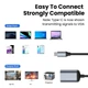 Адаптер перетворювач конвертер Type-C - DisplayPort 4K 60 Hz SmartGo - зображення 2