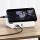 Мережеве зарядне Usams US-CC160 P1 65W Super Si Fast Charging USB Extension Socket Білий - зображення 4