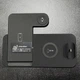 Беспроводная зарядка Wireless Charger 4в1 W-33 зарядная док-станция. Черная - изображение 3