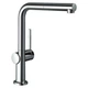 Смеситель для кухни с выдвижным изливом HANSGROHE TALIS E 72809000, хром - изображение 1